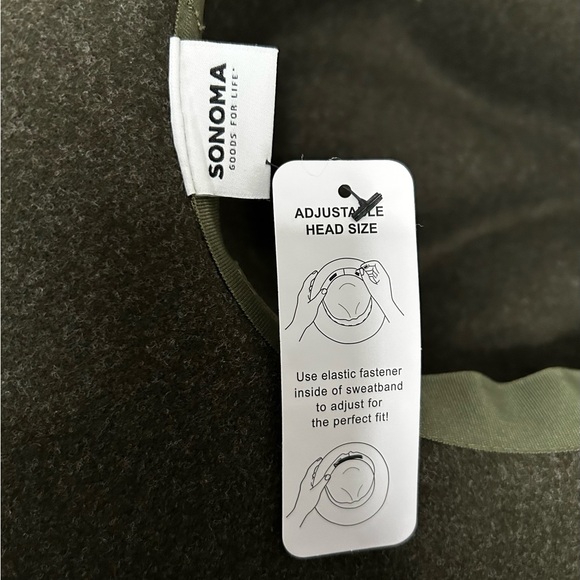 Sonoma Gray Fedora Hat with a Large Starfish or Star of Texas brooch/pendent - Picture 7 of 9